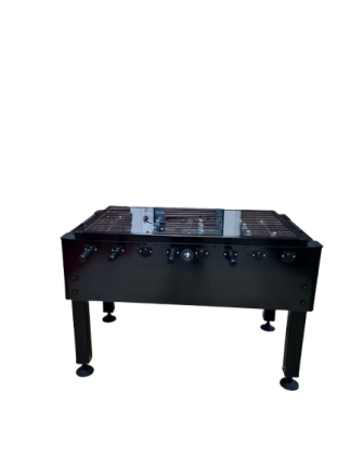 Siyah Dizayn Camlı Langırt Masası